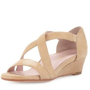 Taryn Rose Nude Saraia D’Orsay Sandals Sz 7